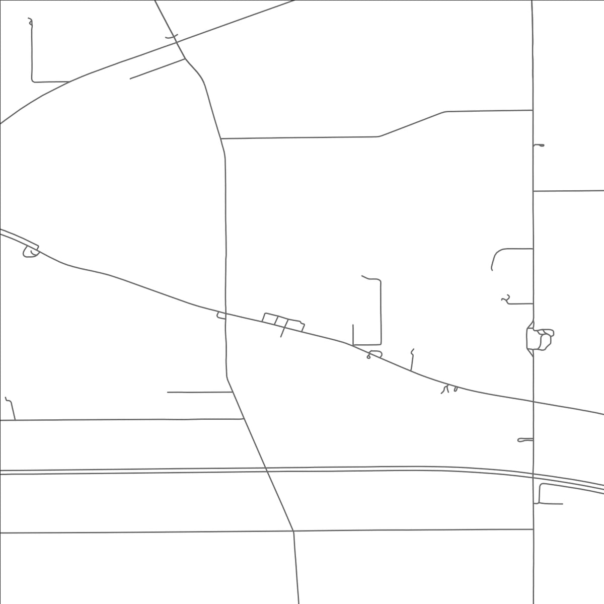 ROAD MAP OF GOMER, OHIO BY MAPBAKES
