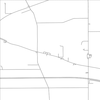 ROAD MAP OF GOMER, OHIO BY MAPBAKES