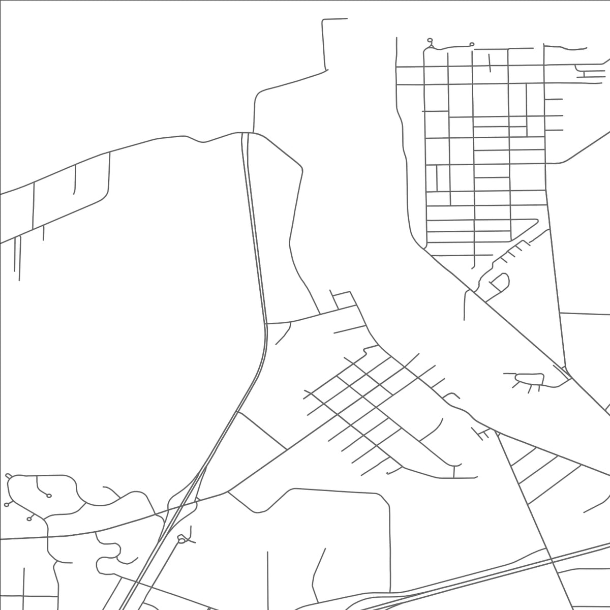 ROAD MAP OF GRAND RIVER, OHIO BY MAPBAKES