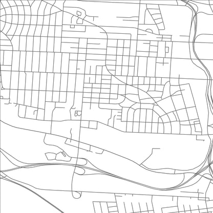 ROAD MAP OF GRANDVIEW HEIGHTS, OHIO BY MAPBAKES