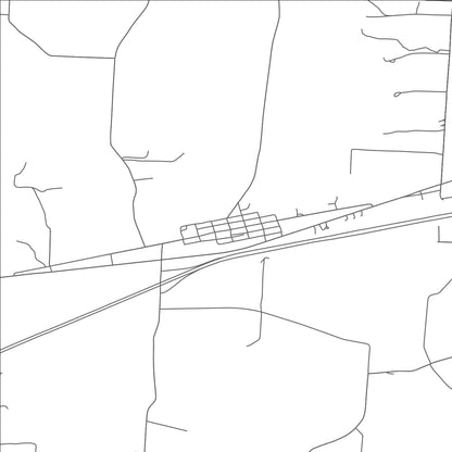 ROAD MAP OF GRATIOT, OHIO BY MAPBAKES
