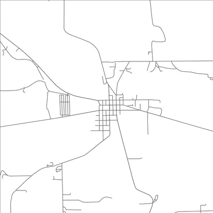 ROAD MAP OF GRATIS, OHIO BY MAPBAKES