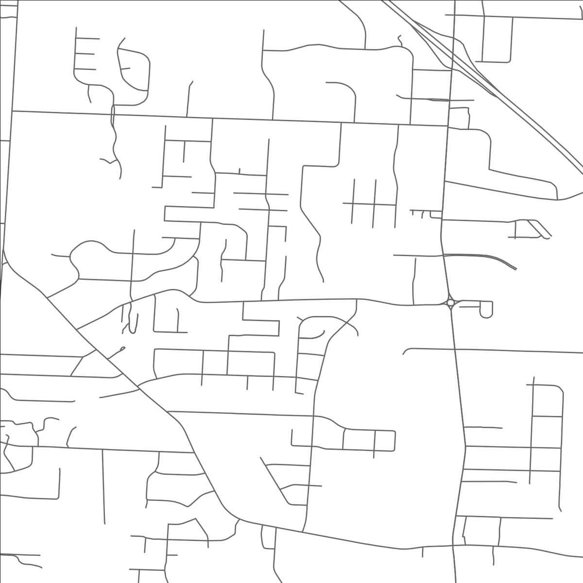 ROAD MAP OF GREEN, OHIO BY MAPBAKES