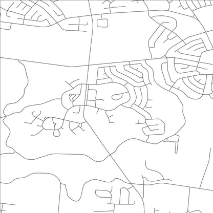 ROAD MAP OF GREENHILLS, OHIO BY MAPBAKES