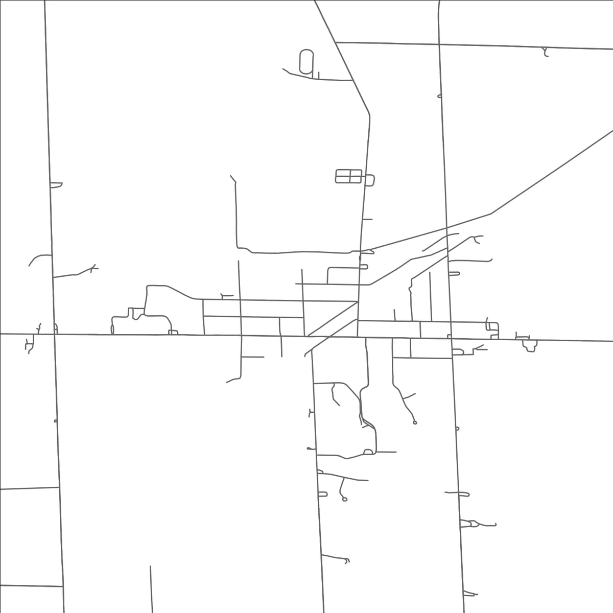 ROAD MAP OF GREENWICH, OHIO BY MAPBAKES