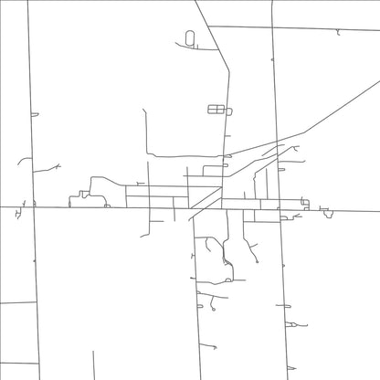 ROAD MAP OF GREENWICH, OHIO BY MAPBAKES