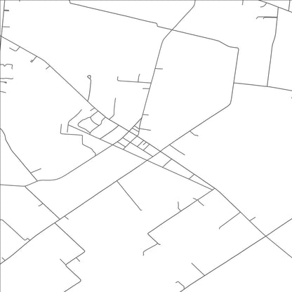 ROAD MAP OF HAMERSVILLE, OHIO BY MAPBAKES