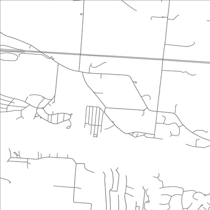 ROAD MAP OF HARBOR HILLS, OHIO BY MAPBAKES