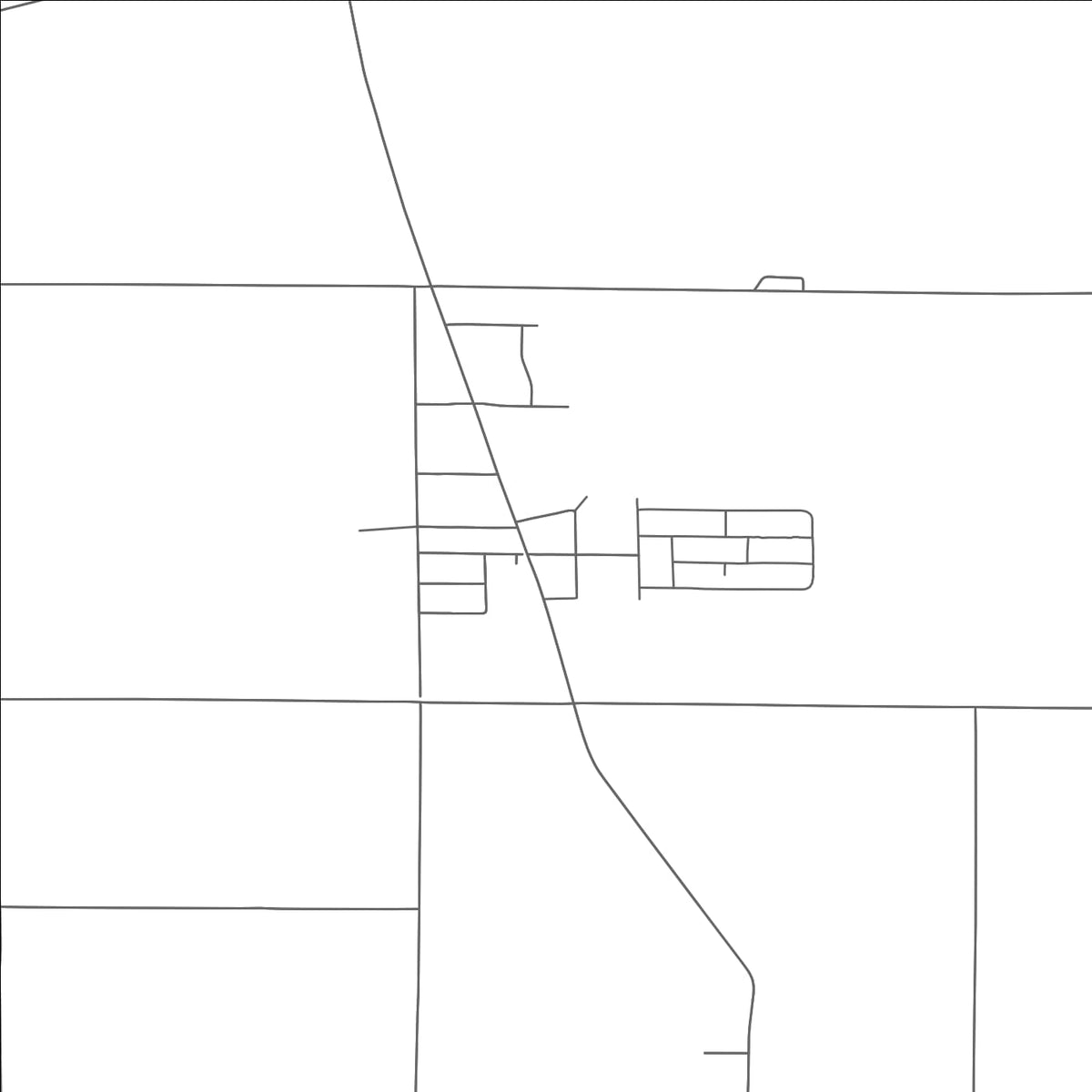 ROAD MAP OF HASKINS, OHIO BY MAPBAKES