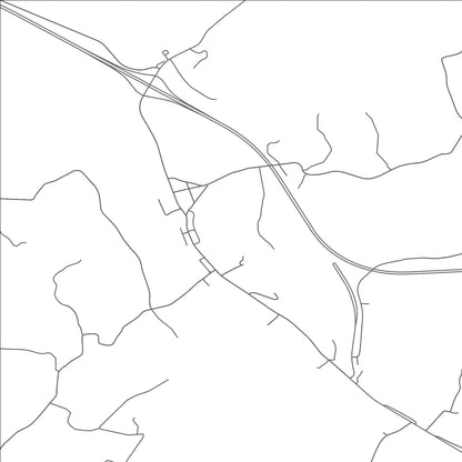 ROAD MAP OF HAYDENVILLE, OHIO BY MAPBAKES