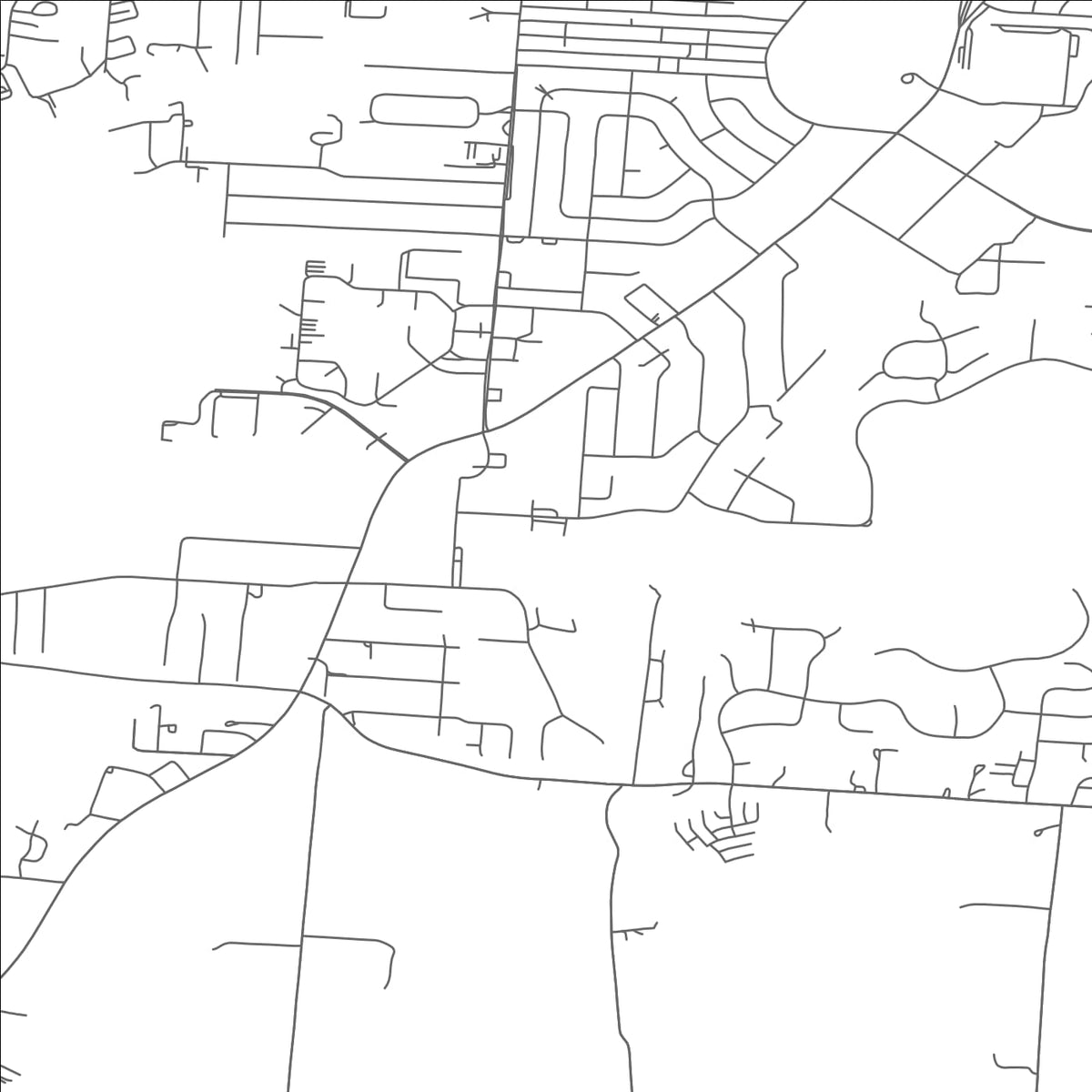 ROAD MAP OF HEATH, OHIO BY MAPBAKES
