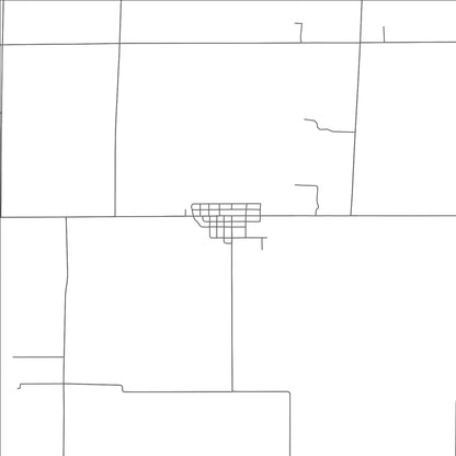 ROAD MAP OF HELENA, OHIO BY MAPBAKES