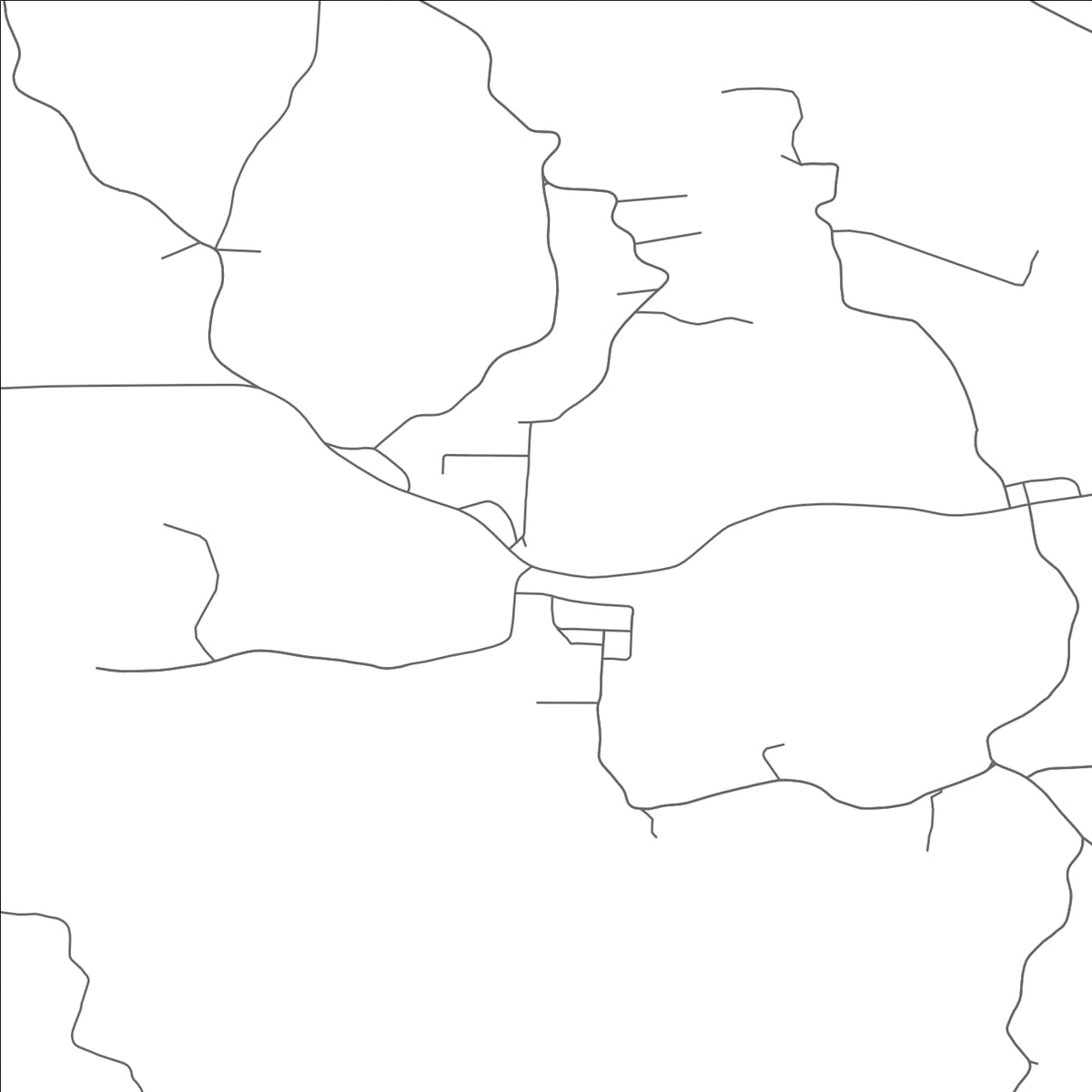 ROAD MAP OF HEMLOCK, OHIO BY MAPBAKES