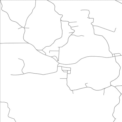 ROAD MAP OF HEMLOCK, OHIO BY MAPBAKES