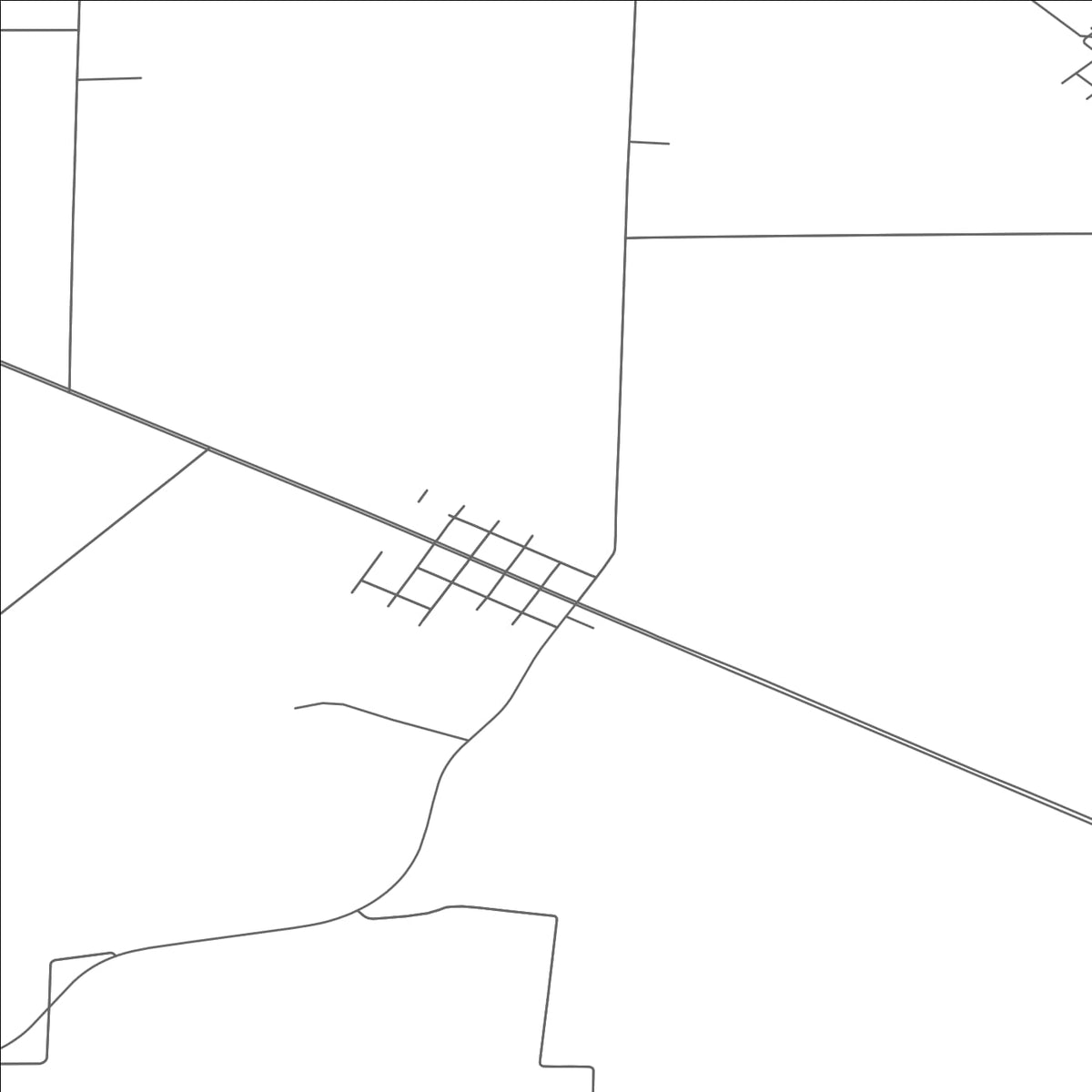 ROAD MAP OF HESSVILLE, OHIO BY MAPBAKES