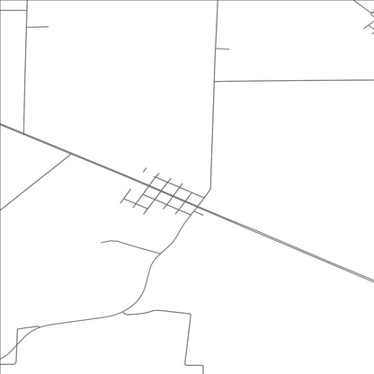 ROAD MAP OF HESSVILLE, OHIO BY MAPBAKES