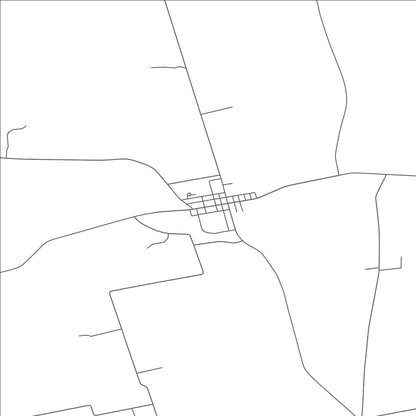 ROAD MAP OF HIGHLAND, OHIO BY MAPBAKES