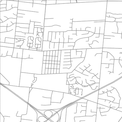ROAD MAP OF HIGHPOINT, OHIO BY MAPBAKES