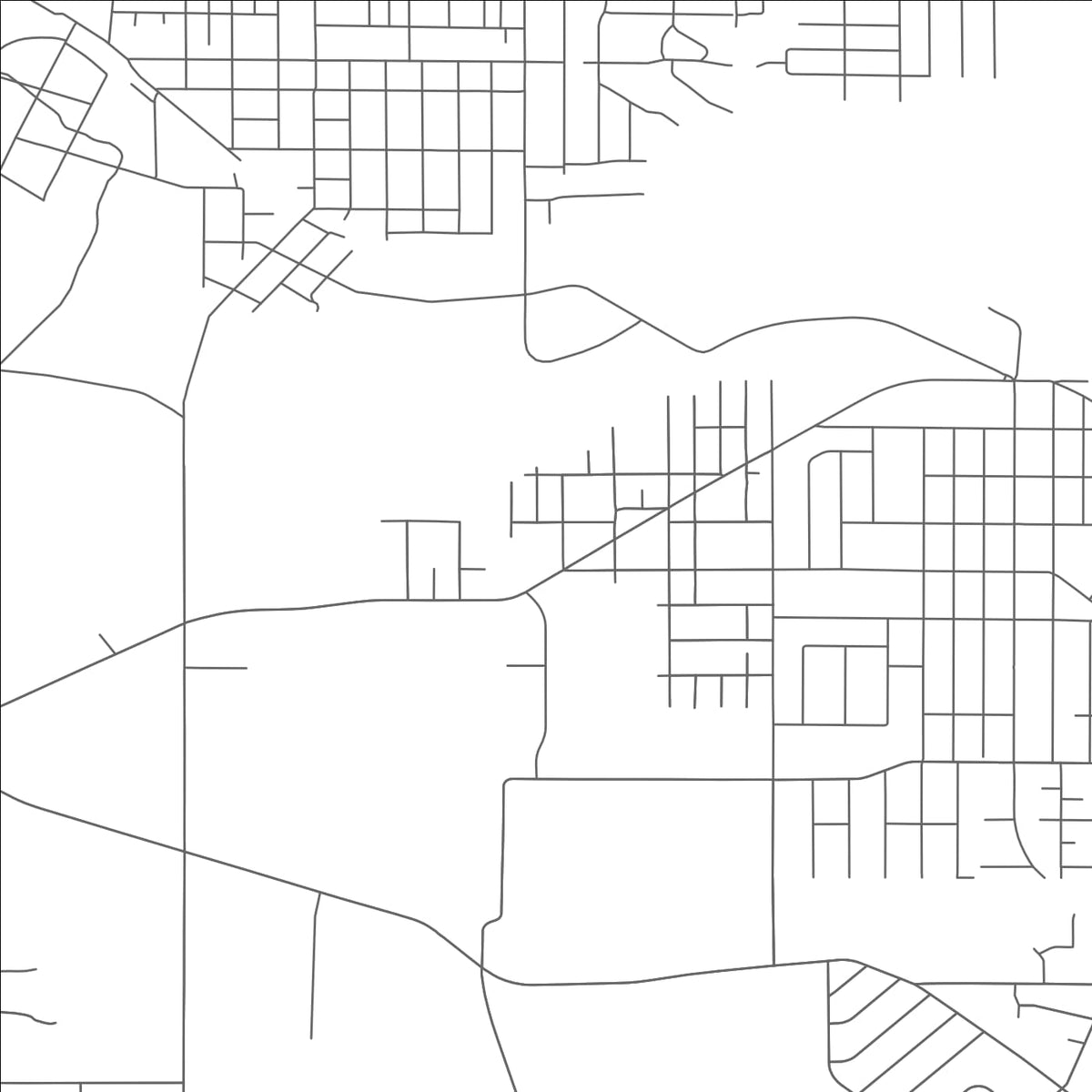 ROAD MAP OF HILLTOP, OHIO BY MAPBAKES
