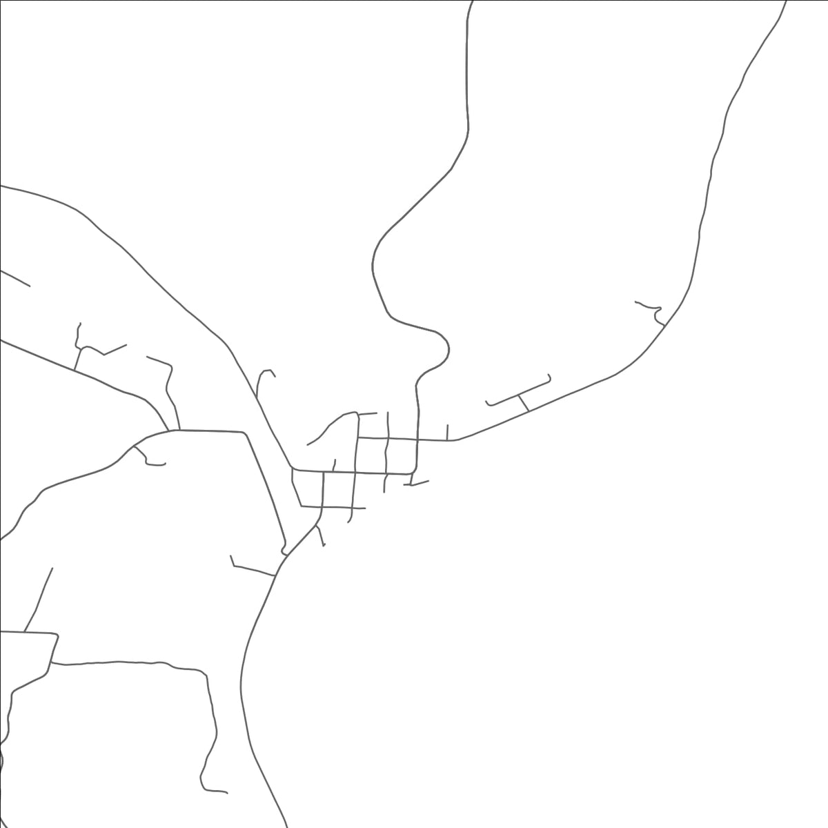 ROAD MAP OF HOCKINGPORT, OHIO BY MAPBAKES