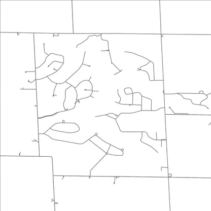 ROAD MAP OF HOLIDAY LAKES, OHIO BY MAPBAKES