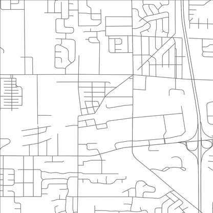 ROAD MAP OF HOLLAND, OHIO BY MAPBAKES