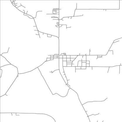 ROAD MAP OF HOLMESVILLE, OHIO BY MAPBAKES