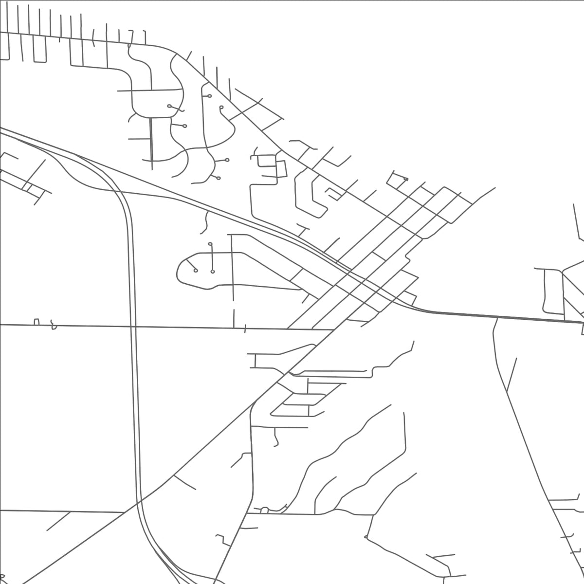 ROAD MAP OF HURON, OHIO BY MAPBAKES