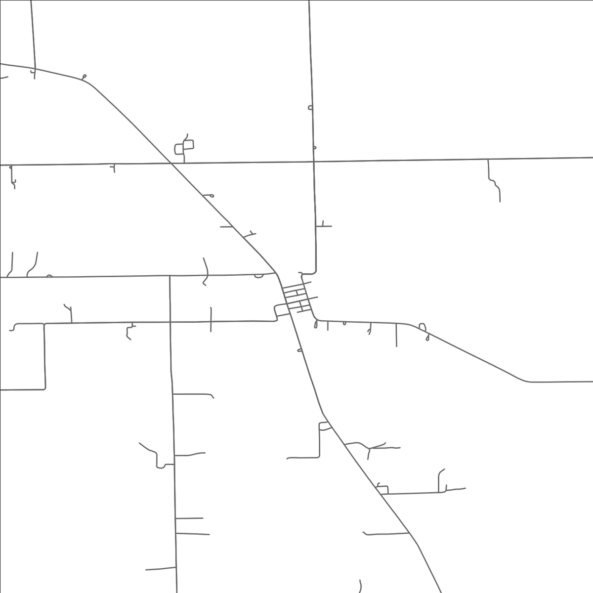 ROAD MAP OF ITHACA, OHIO BY MAPBAKES