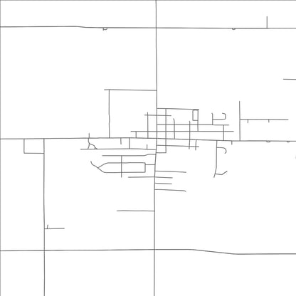 ROAD MAP OF JACKSON CENTER, OHIO BY MAPBAKES