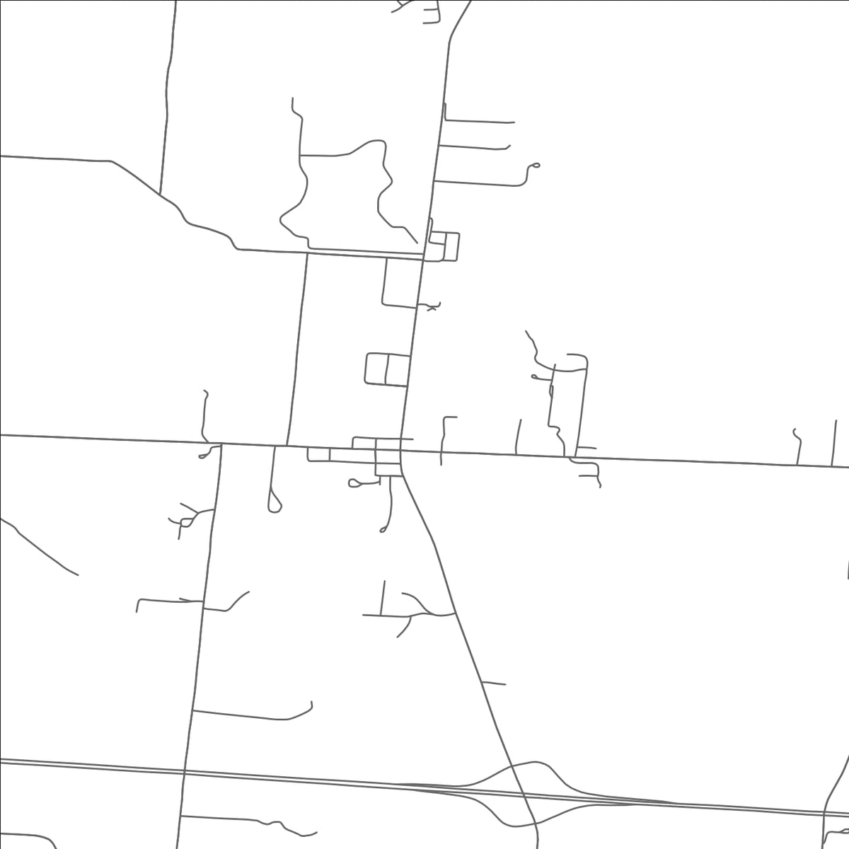 ROAD MAP OF JACKSONTOWN, OHIO BY MAPBAKES