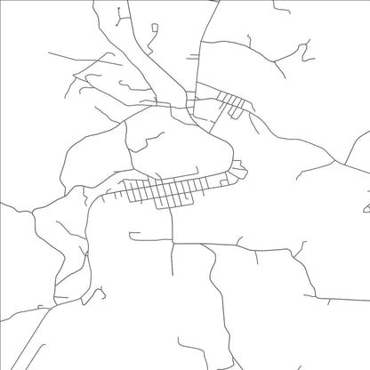 ROAD MAP OF JACKSONVILLE, OHIO BY MAPBAKES