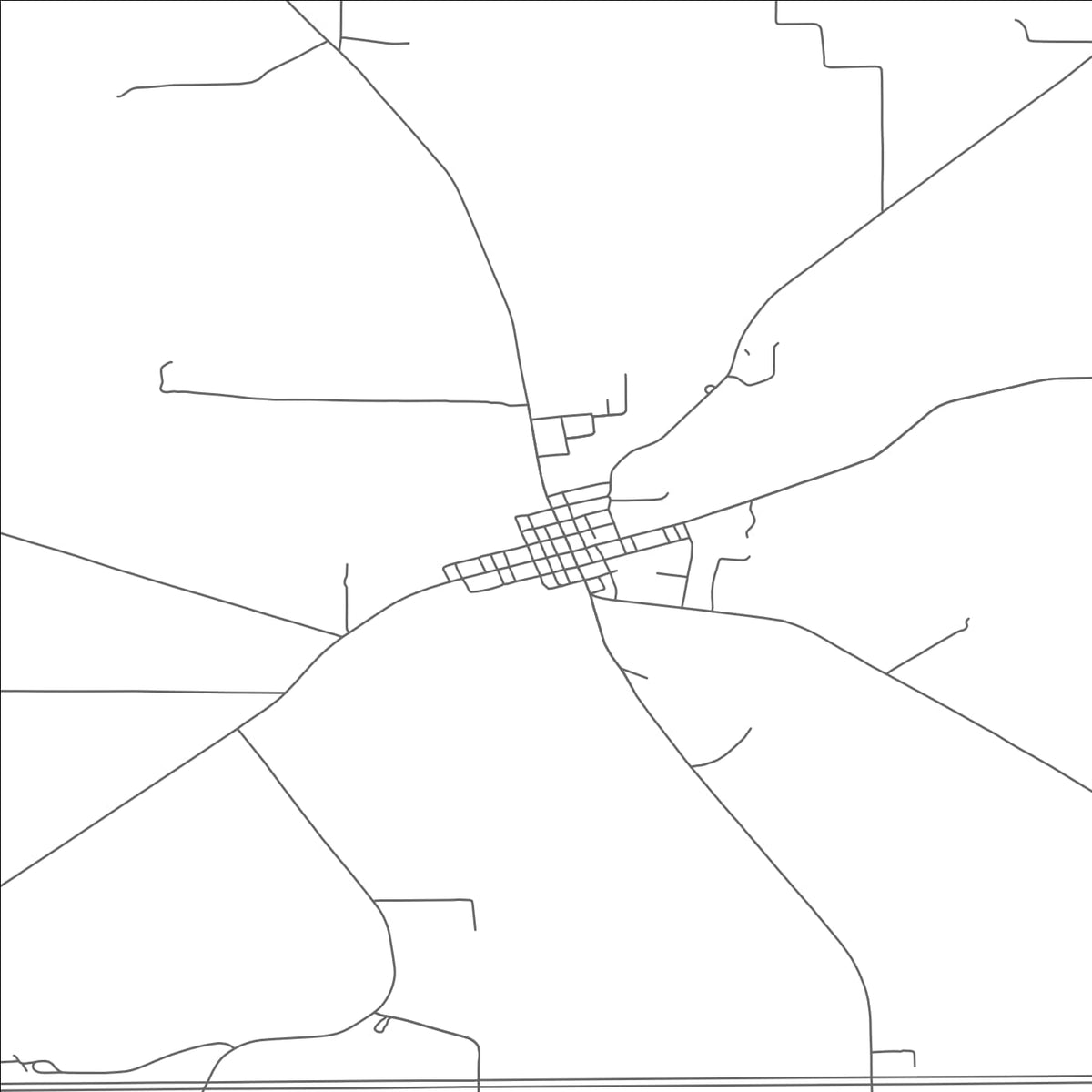 ROAD MAP OF JEROMESVILLE, OHIO BY MAPBAKES