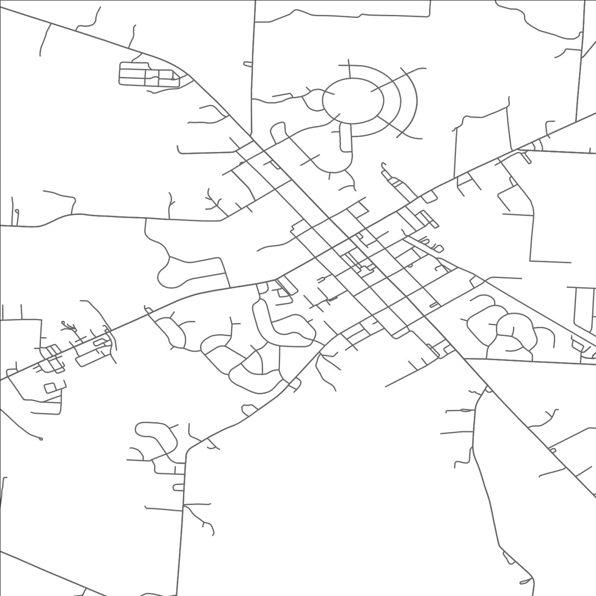 ROAD MAP OF JOHNSTOWN, OHIO BY MAPBAKES
