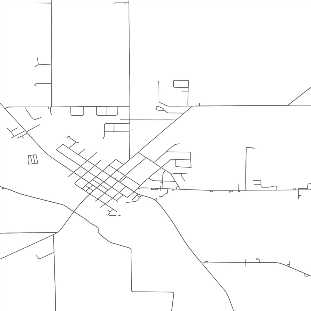 ROAD MAP OF KALIDA, OHIO BY MAPBAKES
