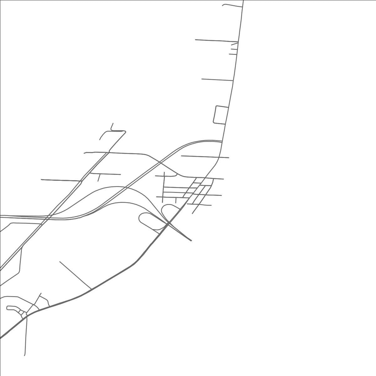 ROAD MAP OF KANAUGA, OHIO BY MAPBAKES
