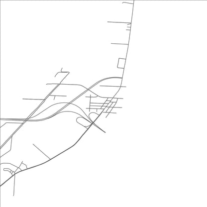 ROAD MAP OF KANAUGA, OHIO BY MAPBAKES