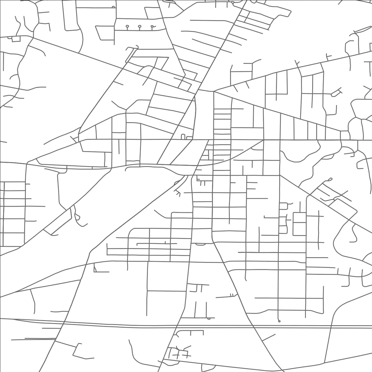 ROAD MAP OF KENT, OHIO BY MAPBAKES