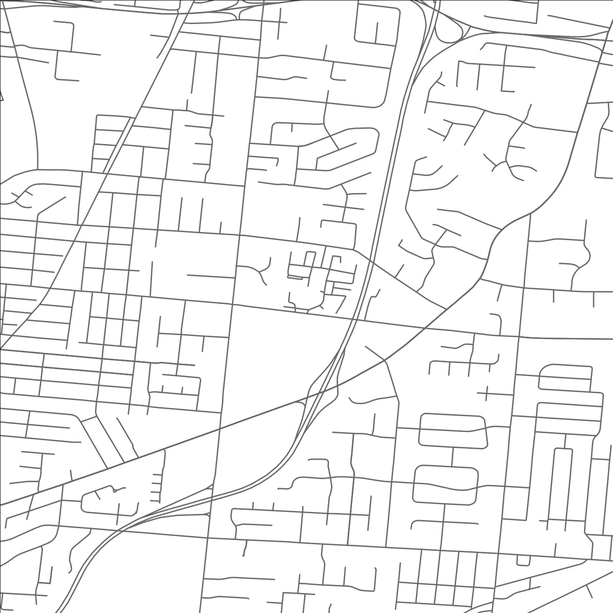 ROAD MAP OF KENWOOD, OHIO BY MAPBAKES