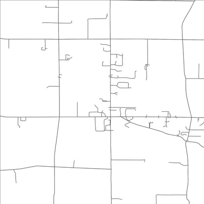 ROAD MAP OF KIDRON, OHIO BY MAPBAKES