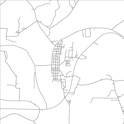 ROAD MAP OF KILLBUCK, OHIO BY MAPBAKES