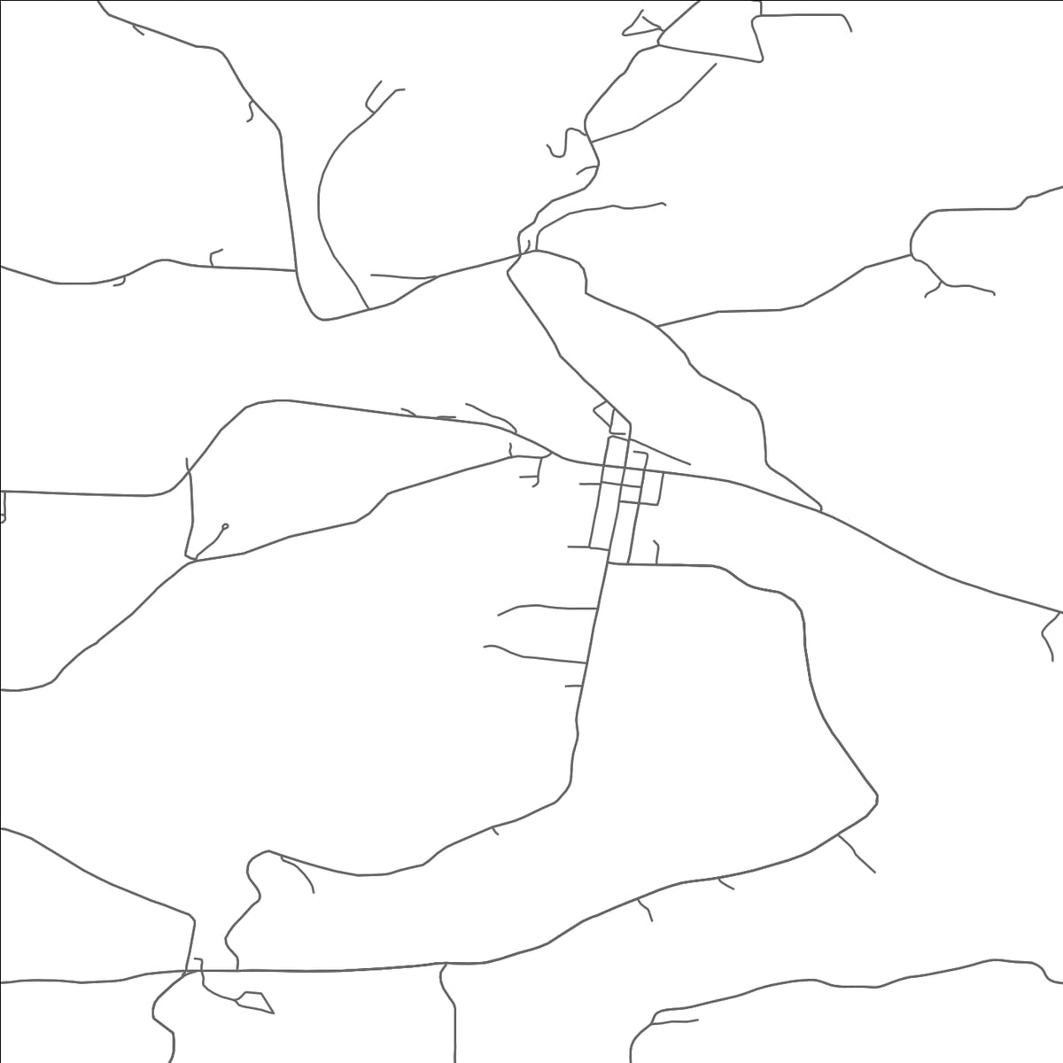 ROAD MAP OF KIMBOLTON, OHIO BY MAPBAKES