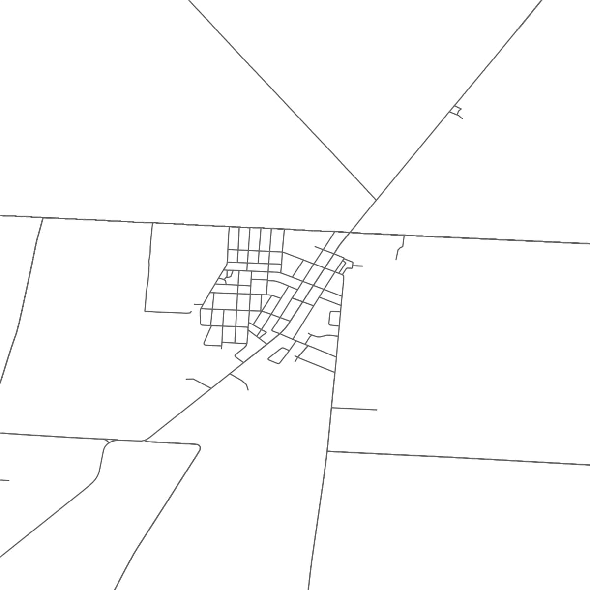 ROAD MAP OF KINGSTON, OHIO BY MAPBAKES
