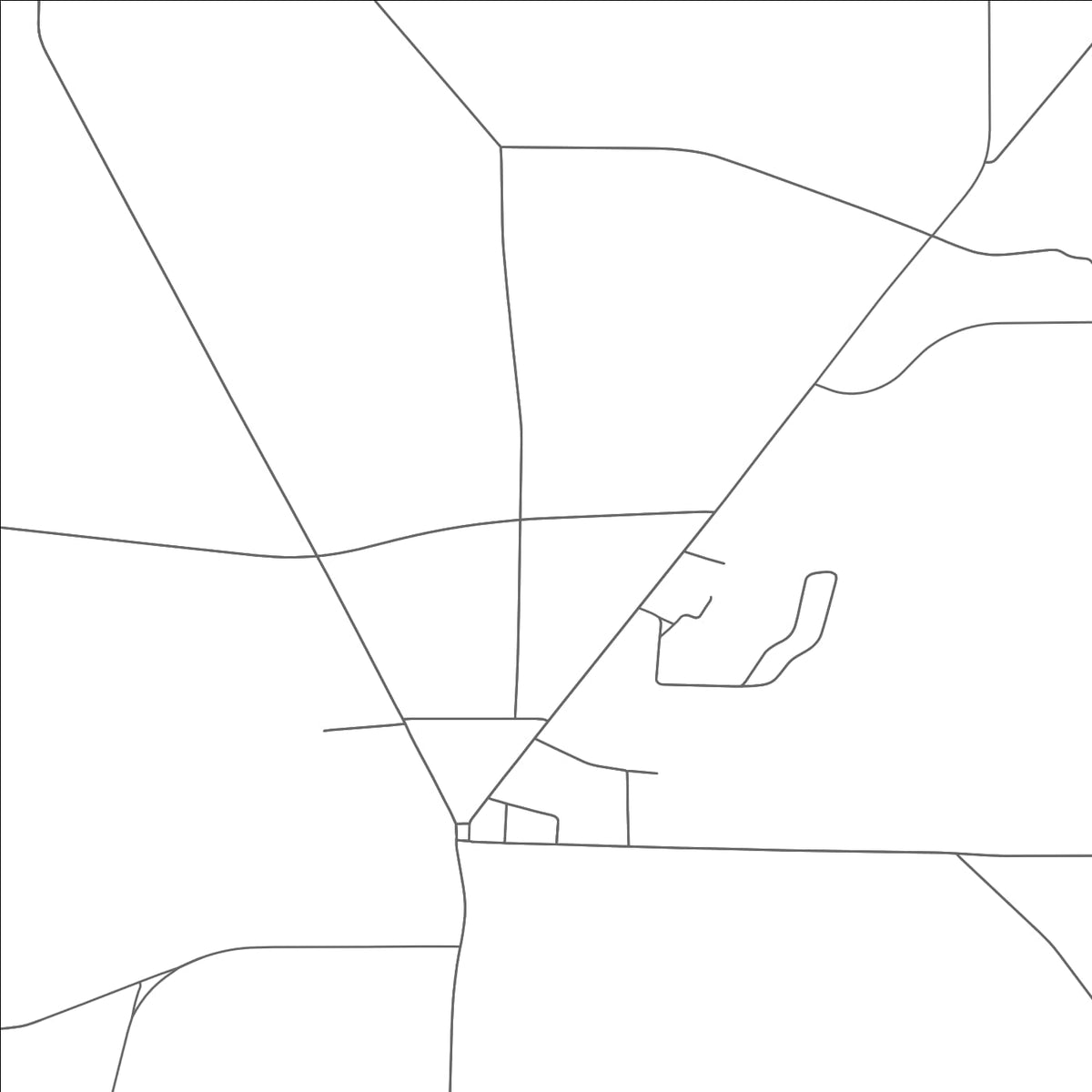ROAD MAP OF KINSMAN CENTER, OHIO BY MAPBAKES