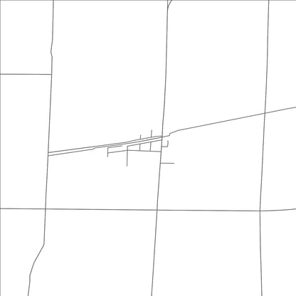 ROAD MAP OF KIPTON, OHIO BY MAPBAKES