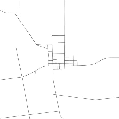 ROAD MAP OF LA RUE, OHIO BY MAPBAKES