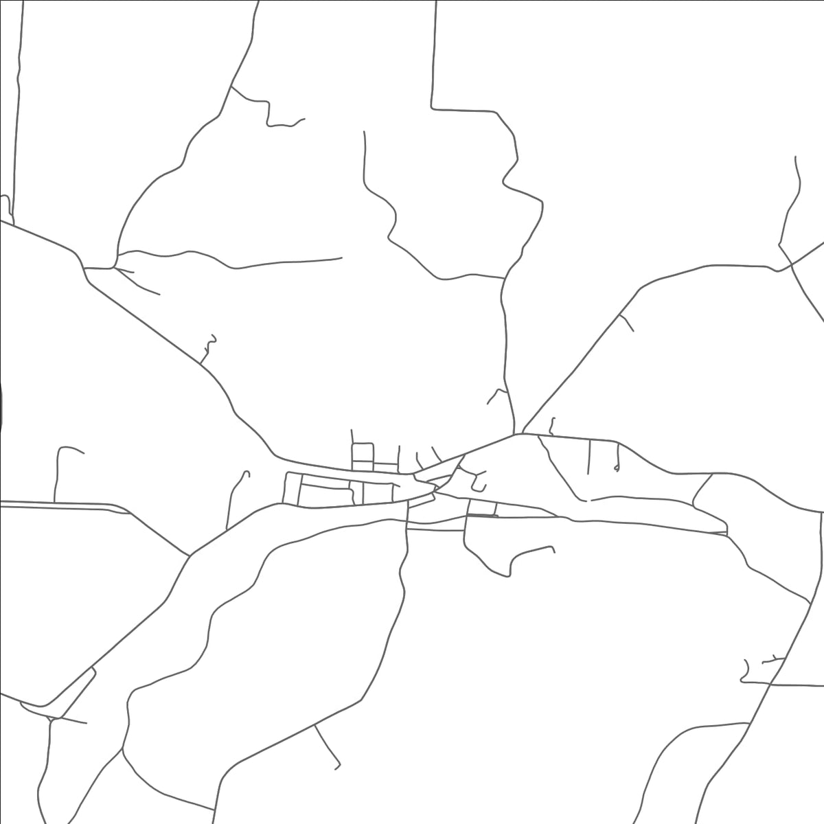 ROAD MAP OF LAFFERTY, OHIO BY MAPBAKES