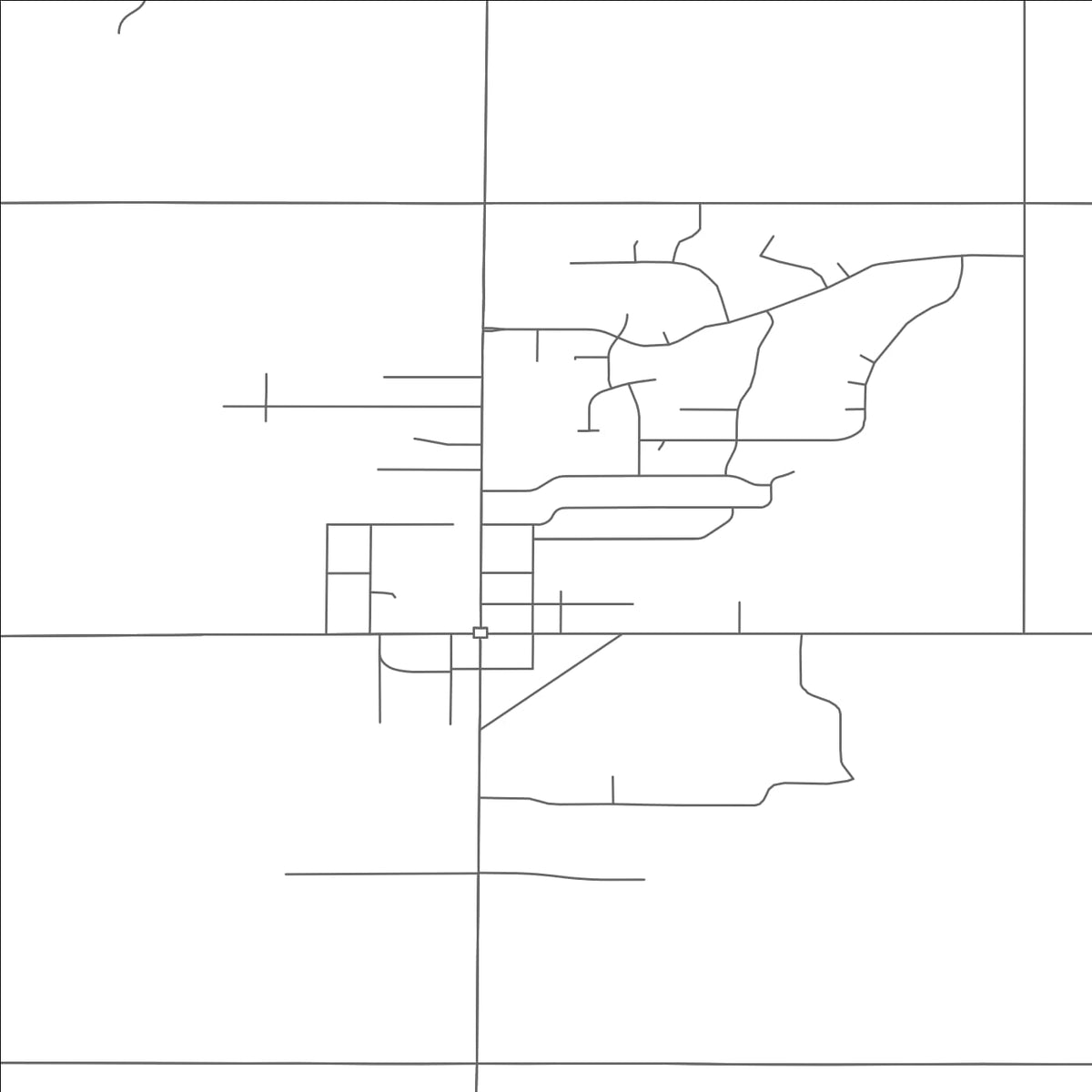 ROAD MAP OF LAGRANGE, OHIO BY MAPBAKES