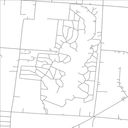 ROAD MAP OF LAKE LORELEI, OHIO BY MAPBAKES