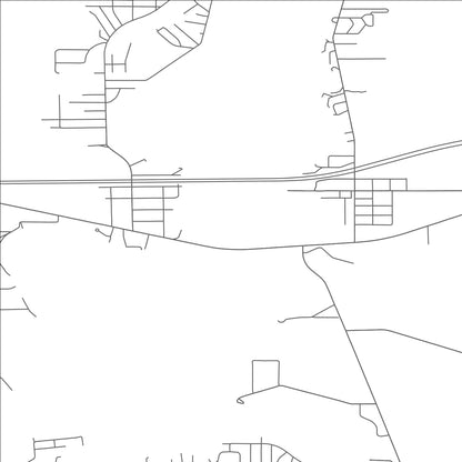 ROAD MAP OF LAKE MILTON, OHIO BY MAPBAKES